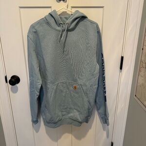 Carhartt Men's Loose Fit Midweight Logo Sleeve Graphic Sweatshirt - Size: Medium